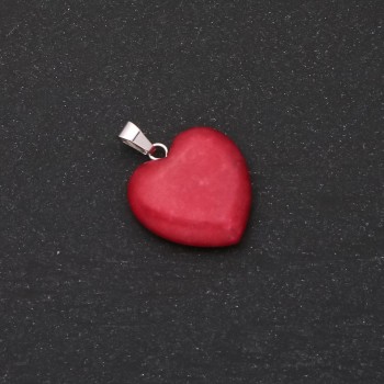 תליון «לב» טורמלין 28×19×19 מ״מ (+-)