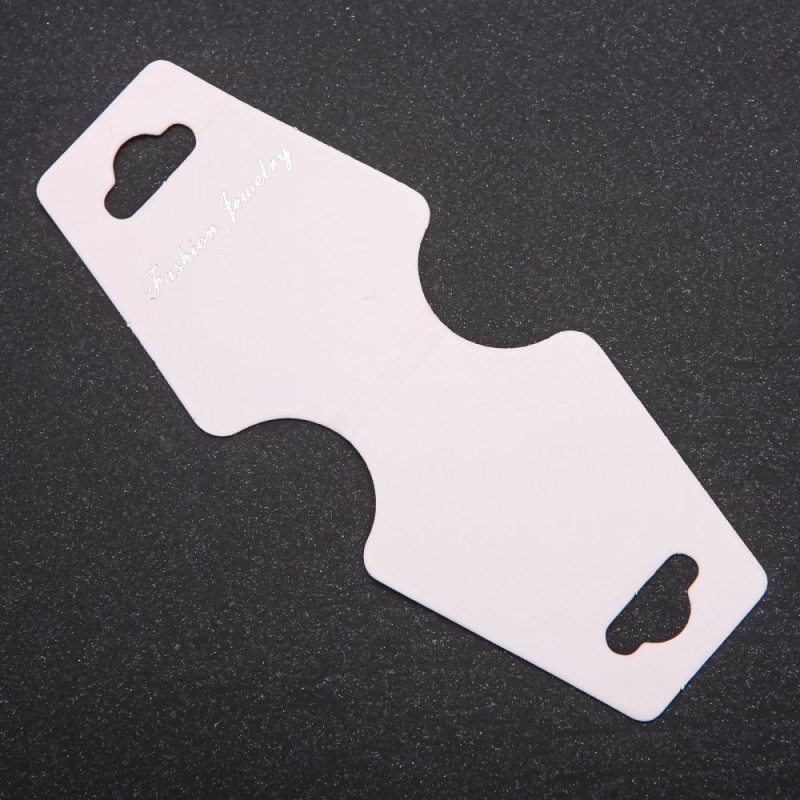 כרטיס תצוגה לשרשרת ולצמיד 10×4 ס״מ קרטון 200 יחידות / אריזה