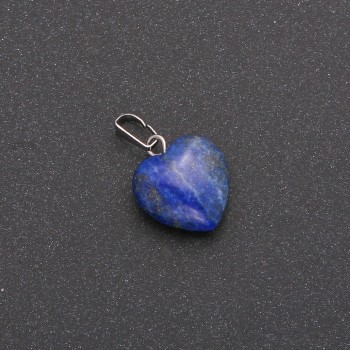 תליון לב לאזוריט 14x14x23mm