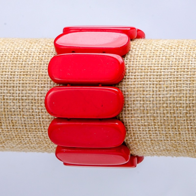 צמיד גומי מאלמוג דחוס — חוליה חלקה 33×13 מ״מ+