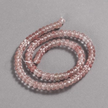 חרוזי חלצדון על חוט, קוטר 6×4 מ״מ + -, אורך 39 ס״מ +