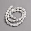 חרוזים על חוט מאבן טבעית קהולונג חלקים סגלגלים, קוטר 10×8 מ״מ + -, אורך 39 ס״מ +