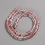 חרוזים על חוט מאבן טבעית חלצידון גליל חלק, קוטר 10×6 מ״מ ±, אורך 41 ס״מ ±
