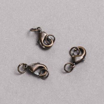 אבזם קרבינר 8×12 מ״מ בצבע שוקולד כהה