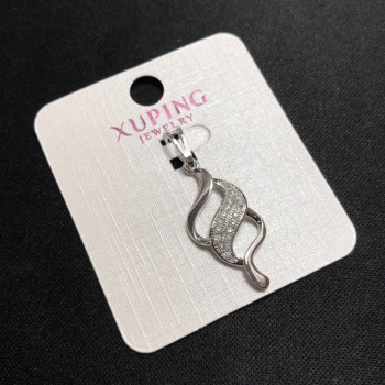 תליון Xuping 35×12 מ״מ רודיום