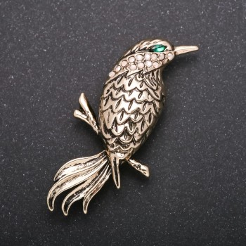 סיכה «איוולגה» בצבע מתכת צהוב 57×27 מ״מ