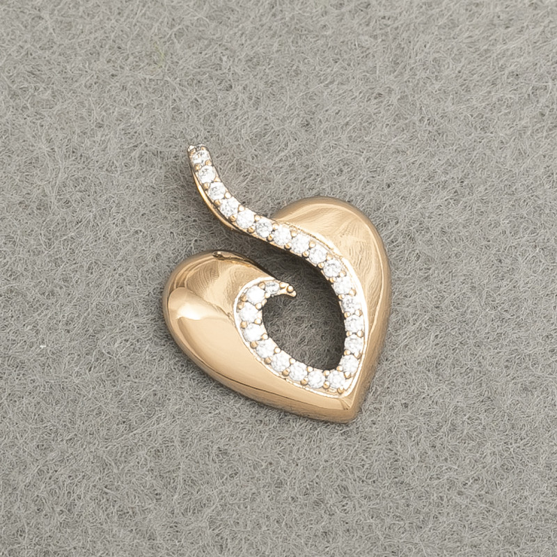 תליון Xuping בזהב מצופה 18K «לב»