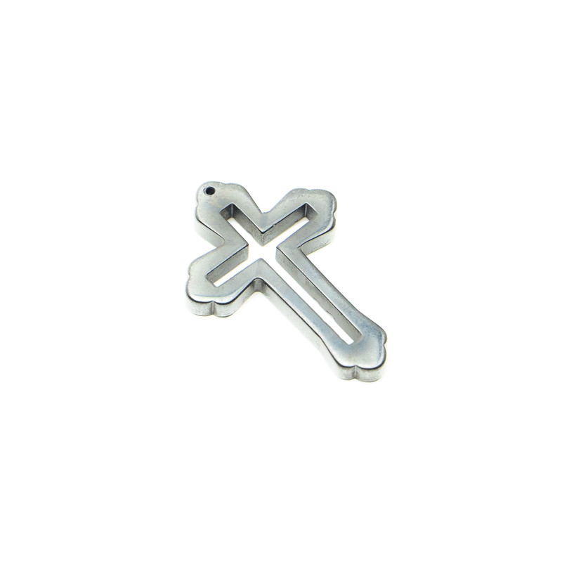 תליון צלב מהמטיט, קוטר 30,5×44×4,5 מ״מ+