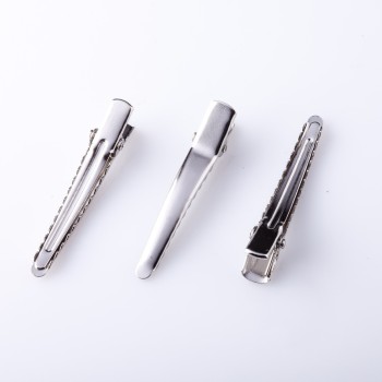 מחיר ליחידה /10 יח' בסיס לסיכת שיער «קרוקודילון» קצה חד 5 ס״מ