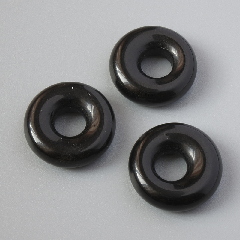 חרוז פנדורה מאגת טבעית, קוטר 15×4.5 מ״מ, קוטר החור 5 מ״מ+