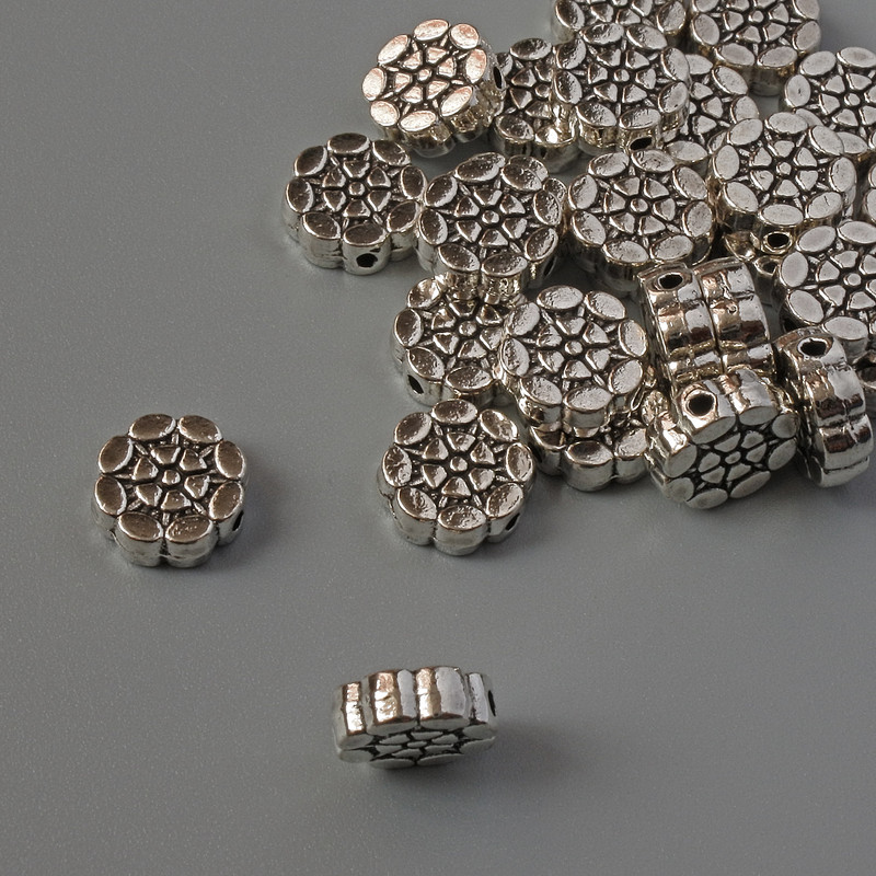 אביזרי חרוז-הכנסה, קוטר 8×3 מ״מ – אריזה 27 יחידות – 20 גרם