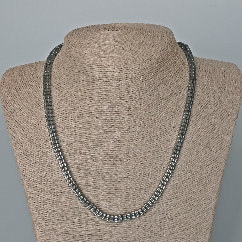 שרשרת מהמטיט «פרח», קוטר 6×3 מ״מ, אורך 50 ס״מ