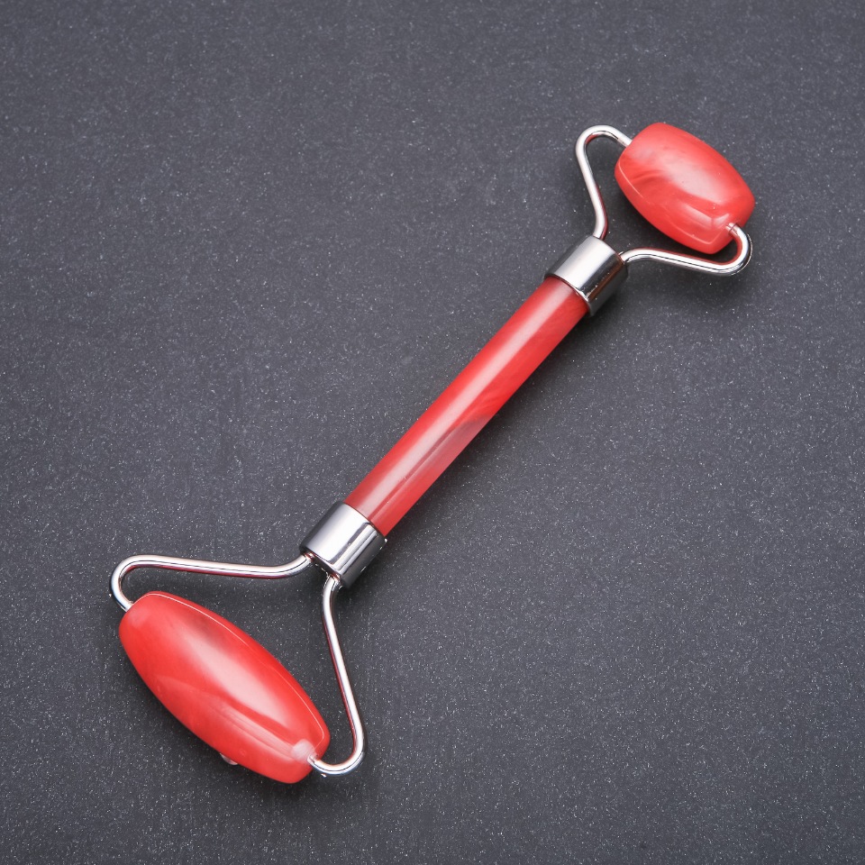 מסאז'ר עם טורמלין דו-צדדי, אורך 14.5 ס״מ, מתכת כסופה