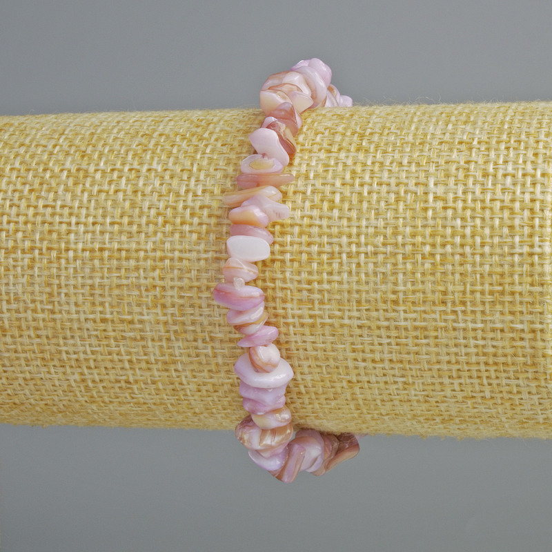 צמיד בגוון לילך מפרלמוטר – חתיכות, קוטר 7×2 מ״מ, אורך 18 ס״מ, אלסטי