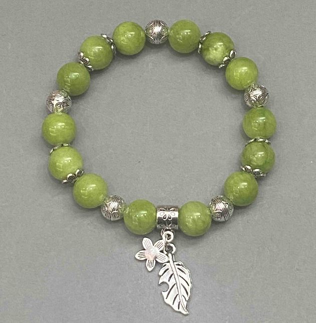 צמיד אוניקס (אקריל סינתטי) חרוז חלק קוטר 10 מ"מ, אורך 18 ס"מ ± אלסטי