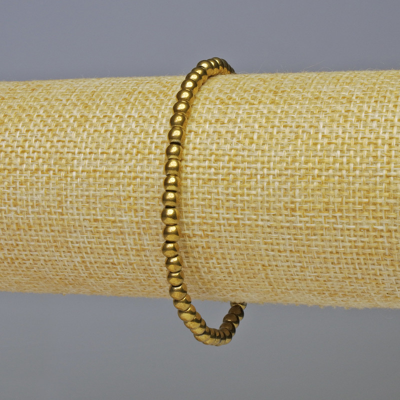 צמיד המטיט בצבע זהב כהה, קוטר 4 מ״מ, אורך 18 ס״מ, אלסטי