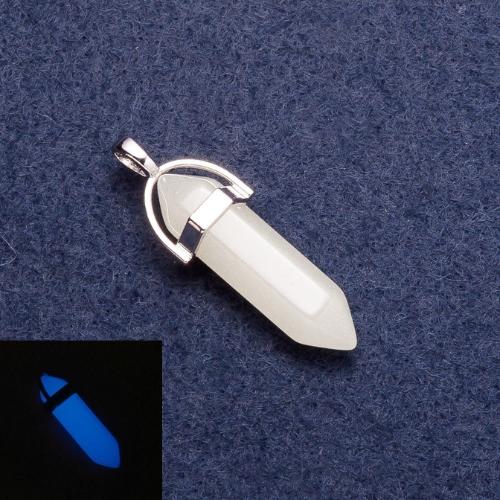 תליון אוניקס בצורת משושה «זוהר כחול»