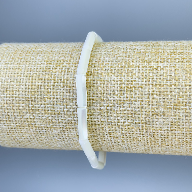 צמיד מפרלמוטר בצורת צינדרים, קוטר 13×4 מ״מ, אורך 18 ס״מ, על בסיס גמיש