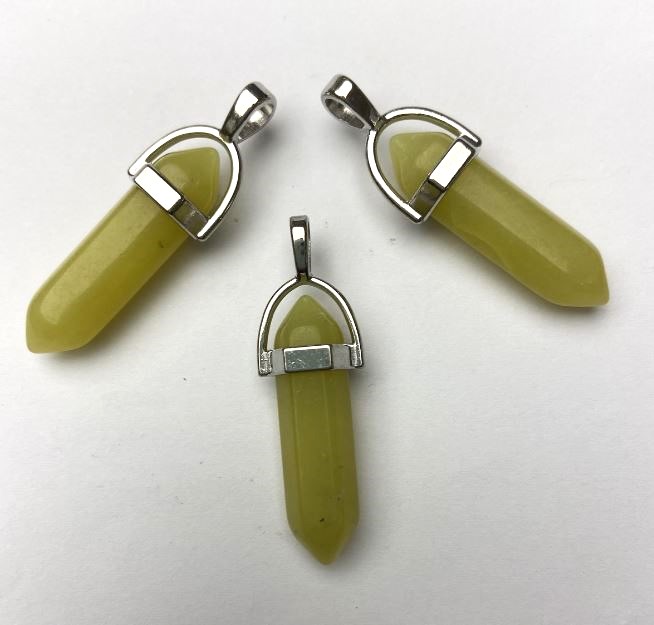 תליון מג'יידייט משושה גביש כדור 8×31×41 mm+