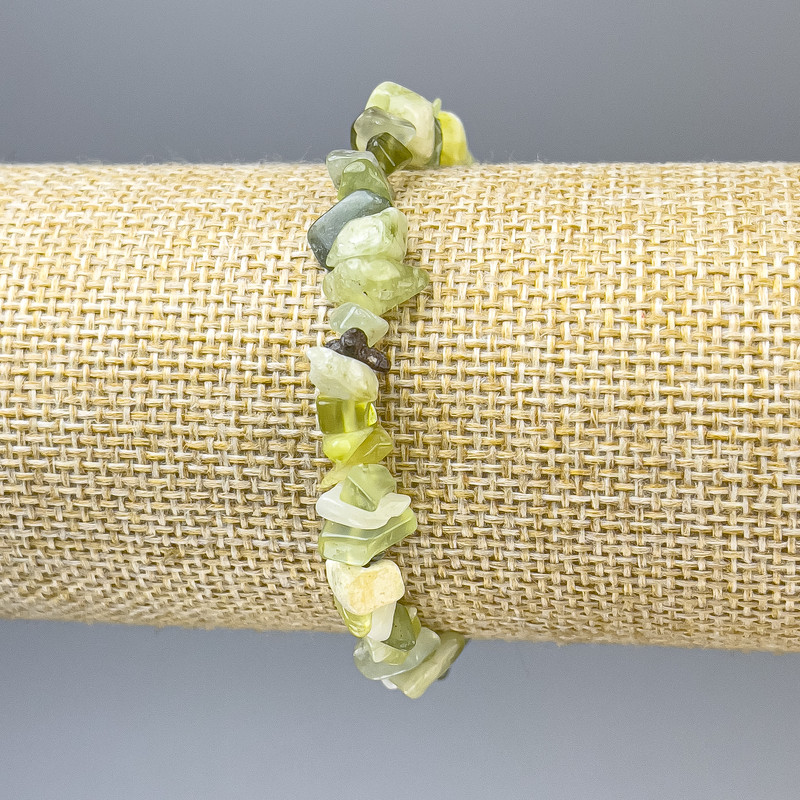 צמיד אוניקס שברי, קוטר 7–10×3 מ״מ, אורך 18 ס״מ +/- אלסטי