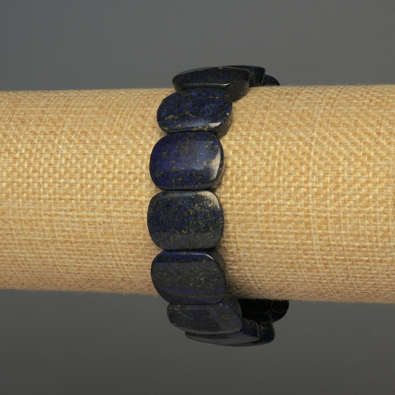 צמיד לאזוריט — חוליות בגודל 18×13 מ"מ, אורך 18 ס"מ, סטרץ'