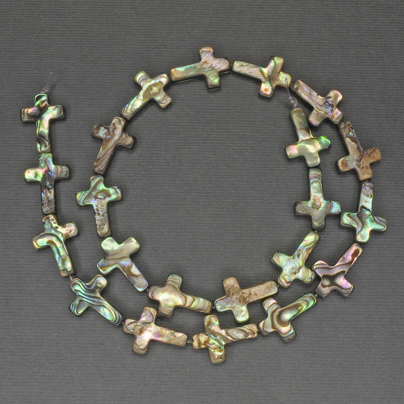 מַטִּיסִים הליאוטיס בצורת צלב, קוטר 18×12 מ״מ ±, אורך כ-40 ס״מ על חוט