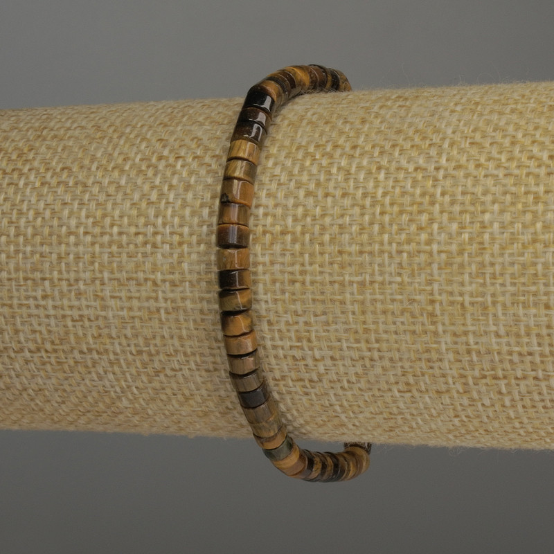 צמיד מעין הנמר רונדל, קוטר 4,5×3 מ״מ, אורך 18 ס״מ סטרץ'