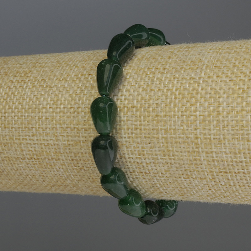 צמיד כריזופרז בצורת טיפה, קוטר 12×8 מ״מ, אורך 18 ס״מ סטרץ'