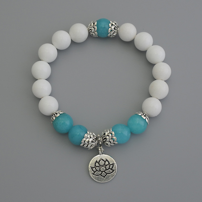 צמיד מגוון, חרוז חלק, קוטר 10 מ״מ ±, אורך 18 ס״מ אלסטי