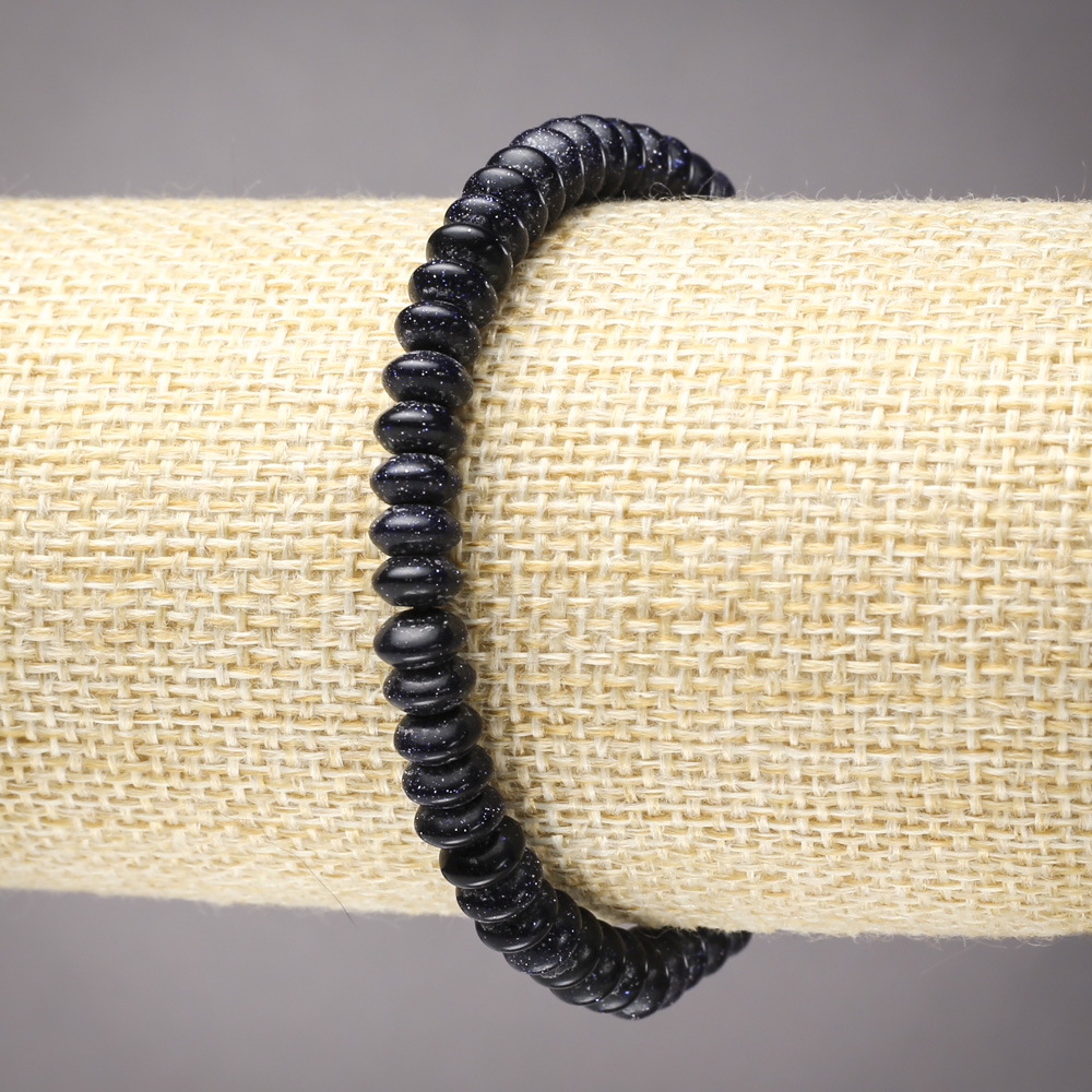 צמיד אבטורין כחול-חול «ליל הקהיר»