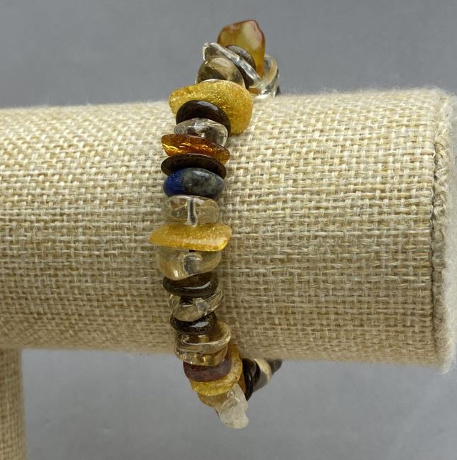 צמיד אסורטי פירור 8-14×3-5 מ״מ+-, אורך 18 ס״מ (אלסטי)