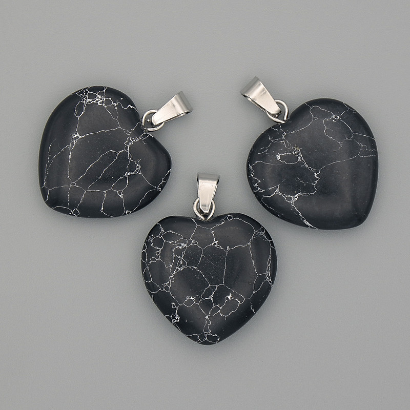 תליון לב מאגת 20×20×25 מ״מ +