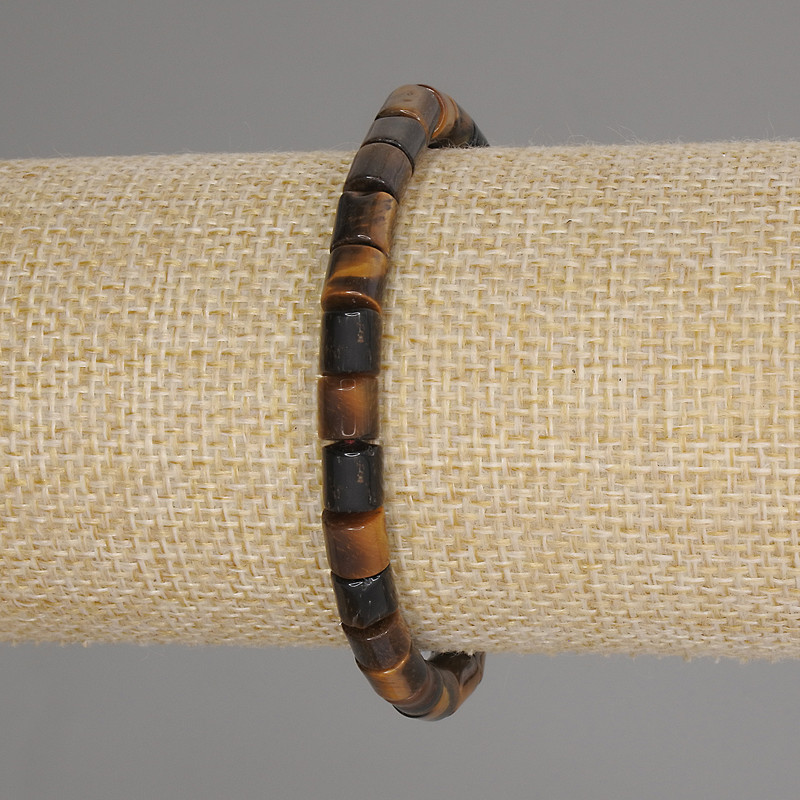 צמיד מעין הנמר צילינדר, קוטר 6×6 מ״מ, אורך 18 ס״מ ± אלסטי