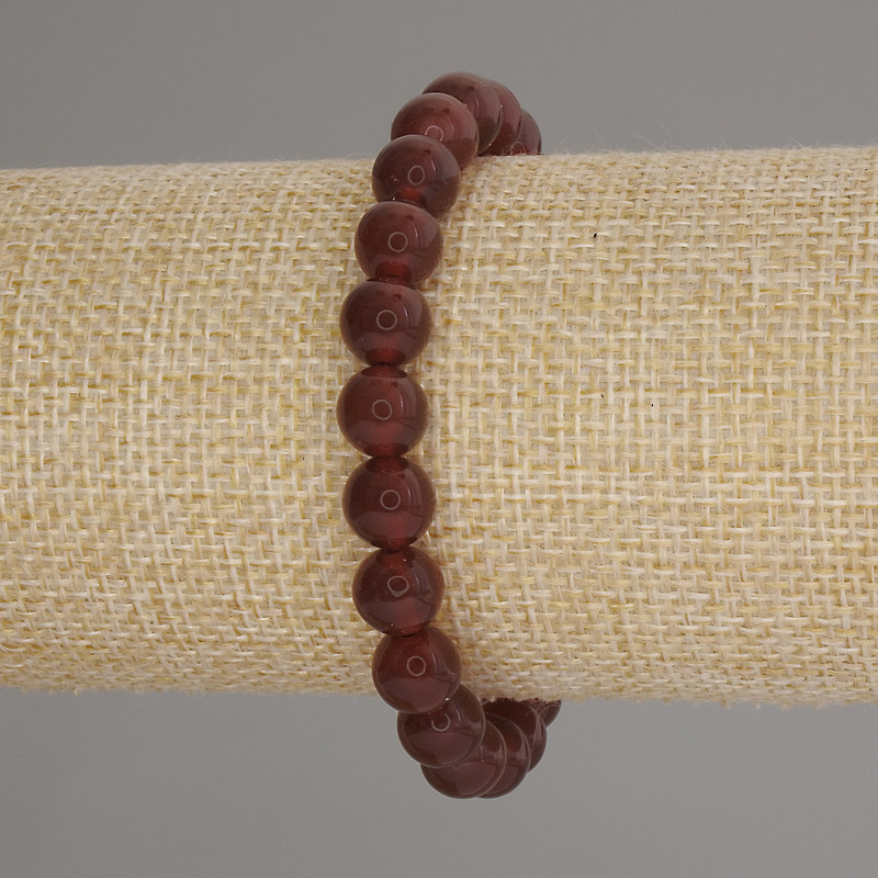 צמיד סרדליק – כדורים חלקים, קוטר 8 מ"מ, אורך 18 ס"מ, אלסטי