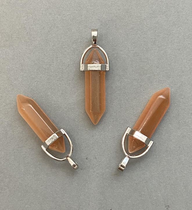 תליון «עין החתול» משושה גביש כדור 8×31×41 מ״מ+