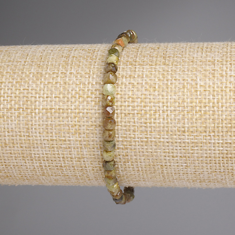 צמיד גרוסולר מחורץ – קובייה 4×4 מ״מ, אורך 18 ס״מ, סטרץ'