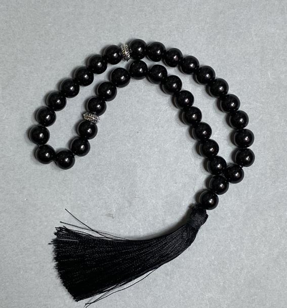 צ'וטקי אגאט – אבן טבעית, גרגר חלק, קוטר 8 מ״מ ± 33 חרוזים