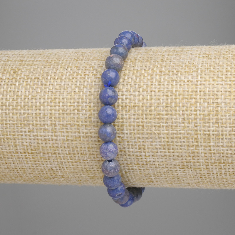 צמיד קורל ספוגי – חרוז כדורי חלק 6 מ״מ ±, אורך 18 ס״מ ±, אלסטי