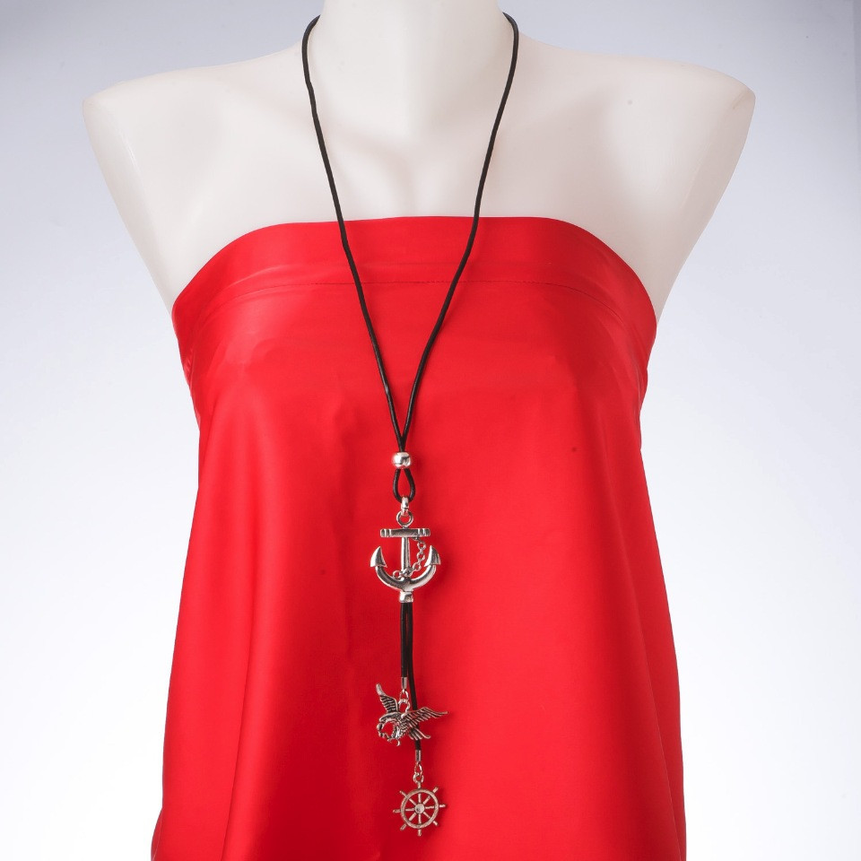 תליון על חוט ארוך 'עוגן', אורך 85 ס״מ