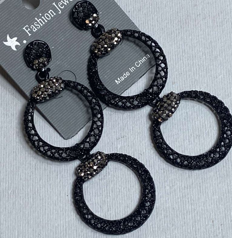 עגילים לערב ארוכים, אורך 7 ס״מ