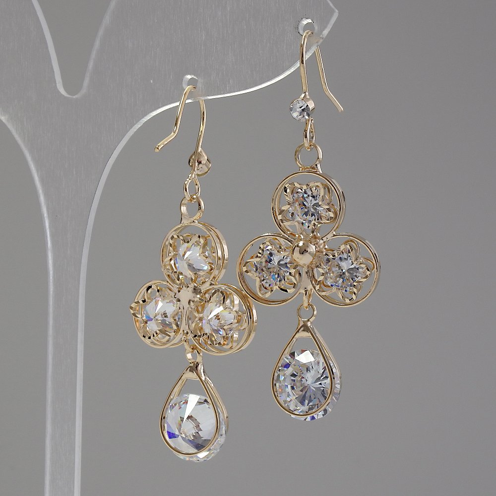 ( 5,5 ס"מ ) עגילים עם סוגר-לולאה