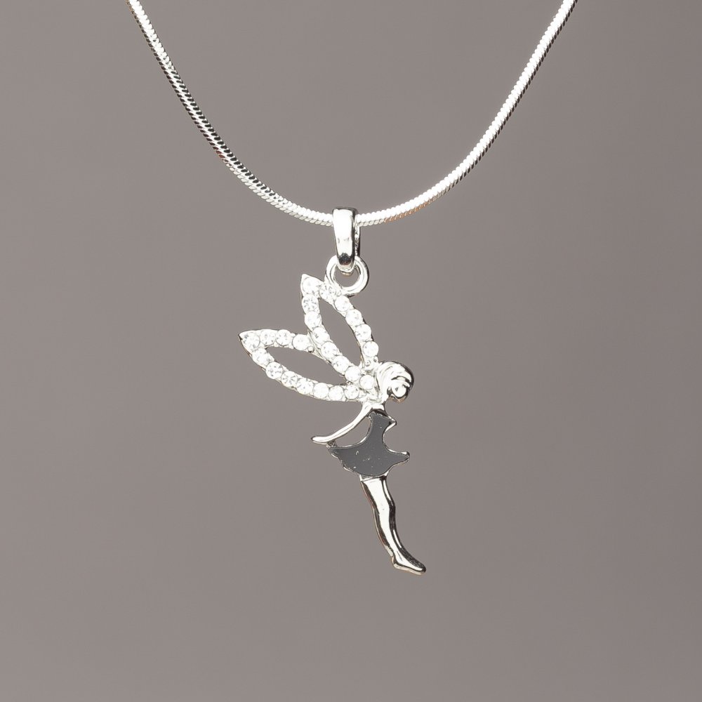 תליון «אלפינה» על שרשרת חוטית, זכוכית שחורה, קוטר 26×12 מ״מ, אורך 50 ס״מ, מתכת אפורה