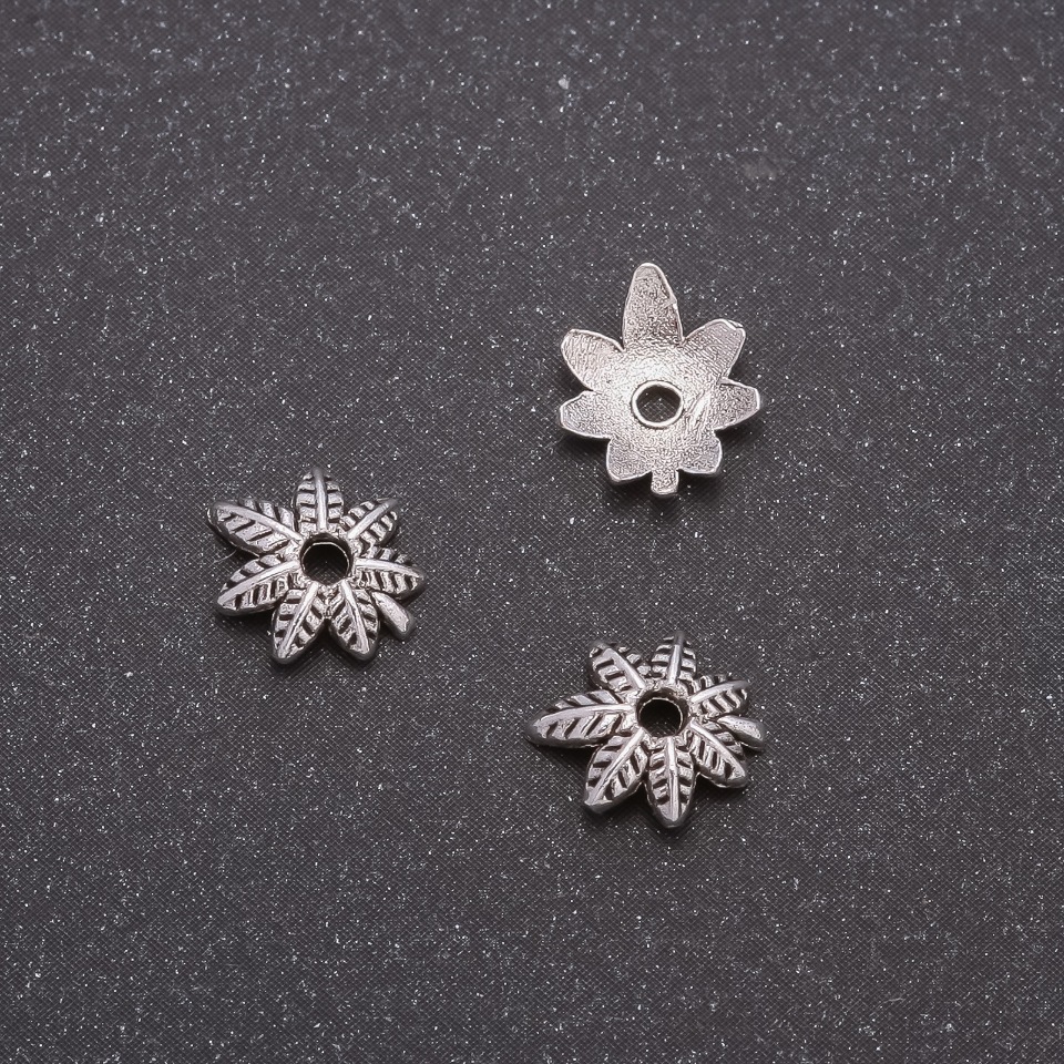 קצה אביזרי תכשיטים 9×8 מ״מ, קוטר in-1, 6 מ״מ תצורה 20 גרם ±120 יחידות