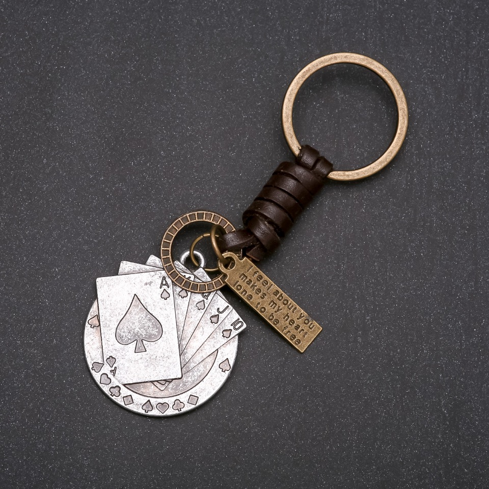 מחזיק מפתחות «קלפים», אורך 10 ס״מ