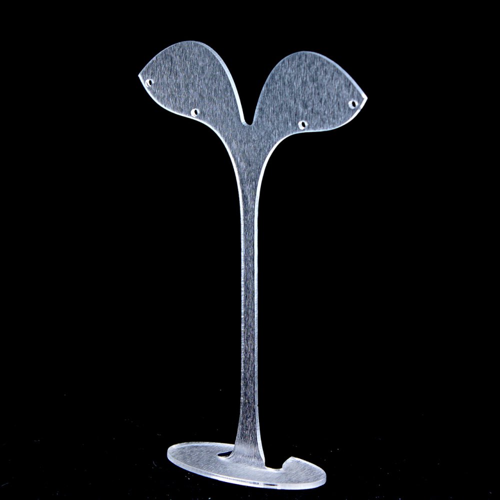 מעמד לעגילים, פלסטיק מט, גובה 125 מ״מ