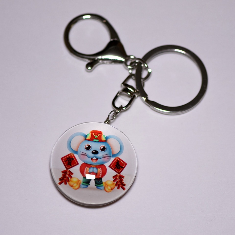 מחזיק מפתחות «מישה», קוטר 4×3 ס״מ, אורך 9.5 ס״מ