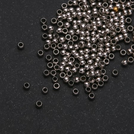 אביזרי קרימפ לסגירה עבור חרוזים 2.5 מ״מ, אריזה 200 גרם