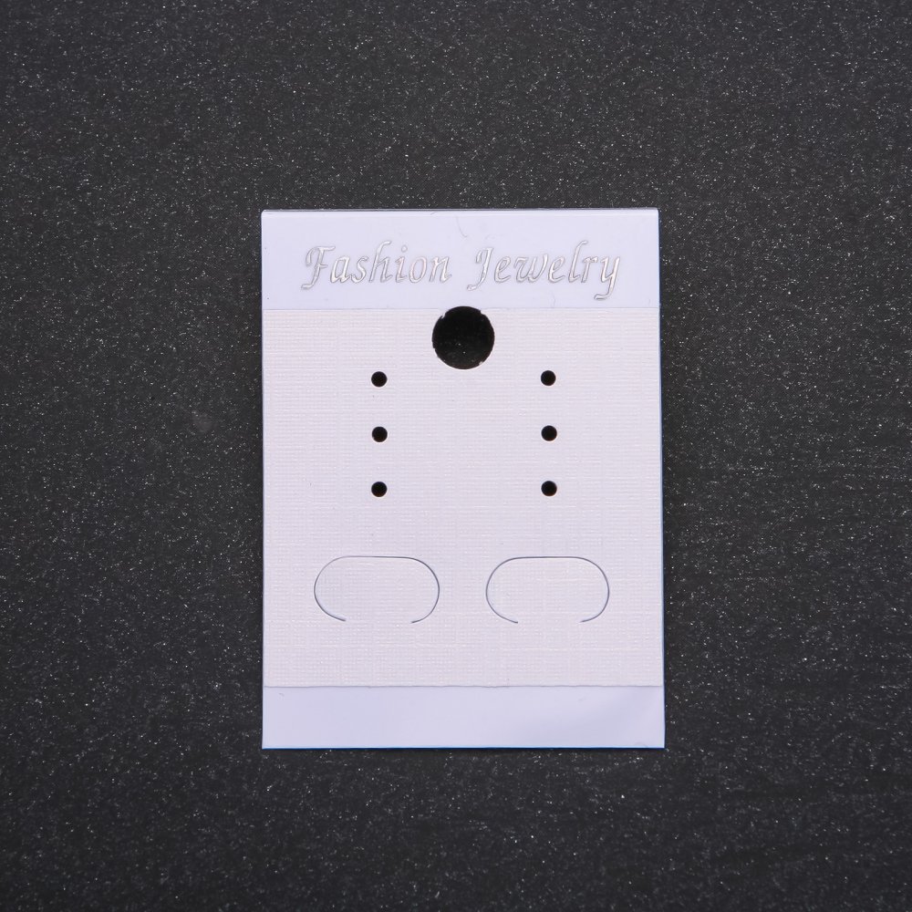 מגש תצוגה לעגילים 5×3 ס״מ, 7 ס״מ, 100 יחידות