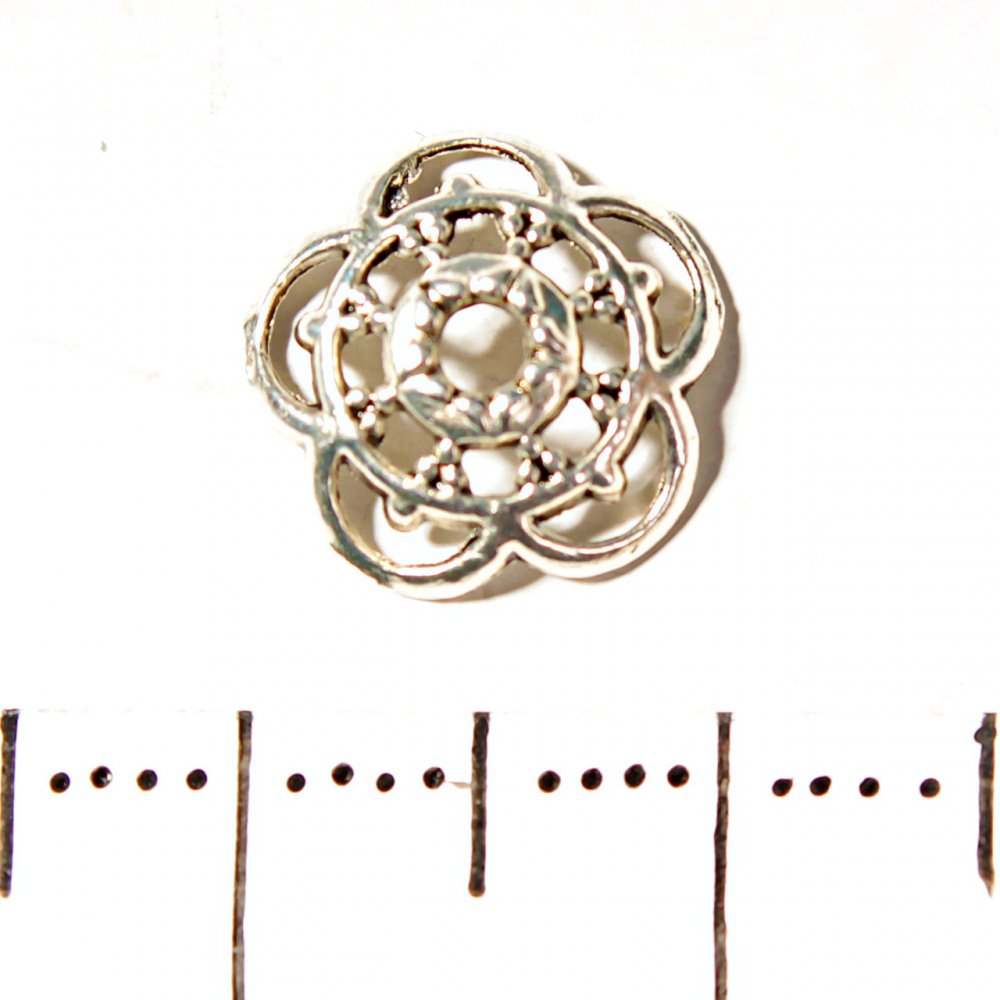 אביזרי תכשיטים – כובע חרוז תוספת דקור, קוטר 10 מ״מ, אריזה 20 גרם ± 48 יחידות