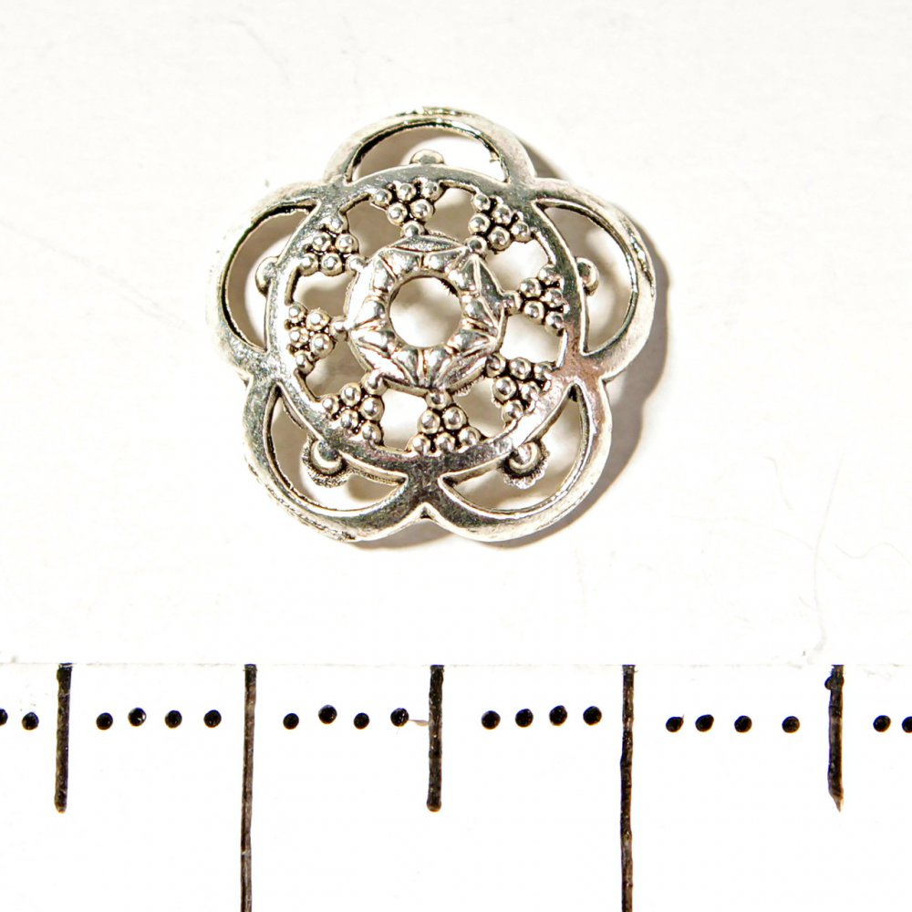 אביזרי תכשיטים: כובע קטן-הכנסה-קישוט, קוטר 12 מ״מ, משקל 20 גרם, +-35 יחידות